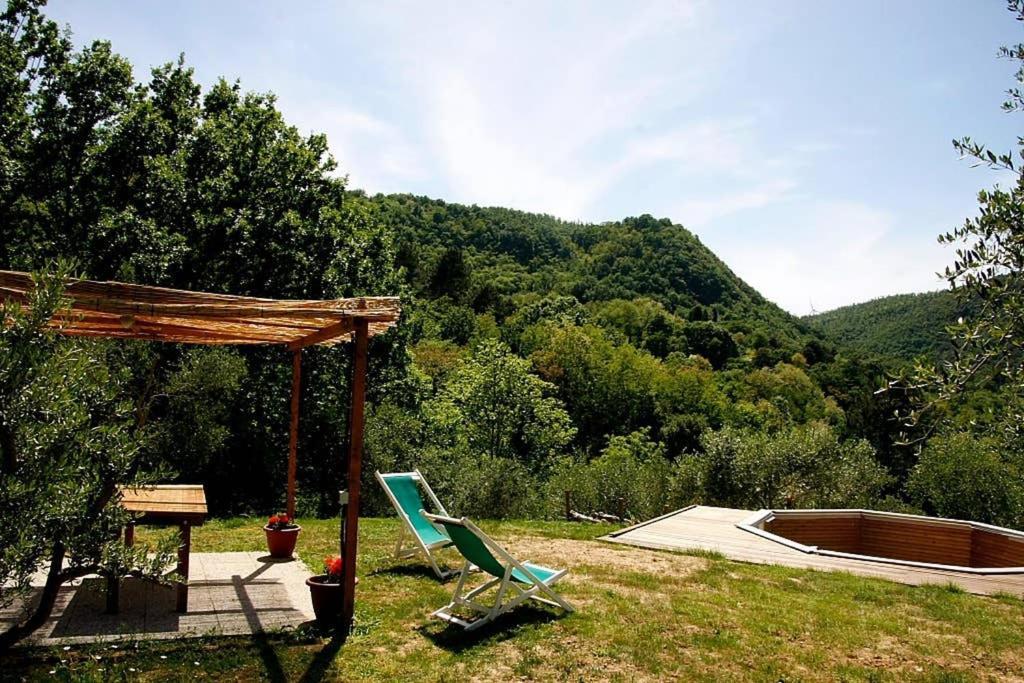 Villa Con Piscina 10 Posti Letto, L'Oliveta Di Rivalto Chianni Eksteriør billede
